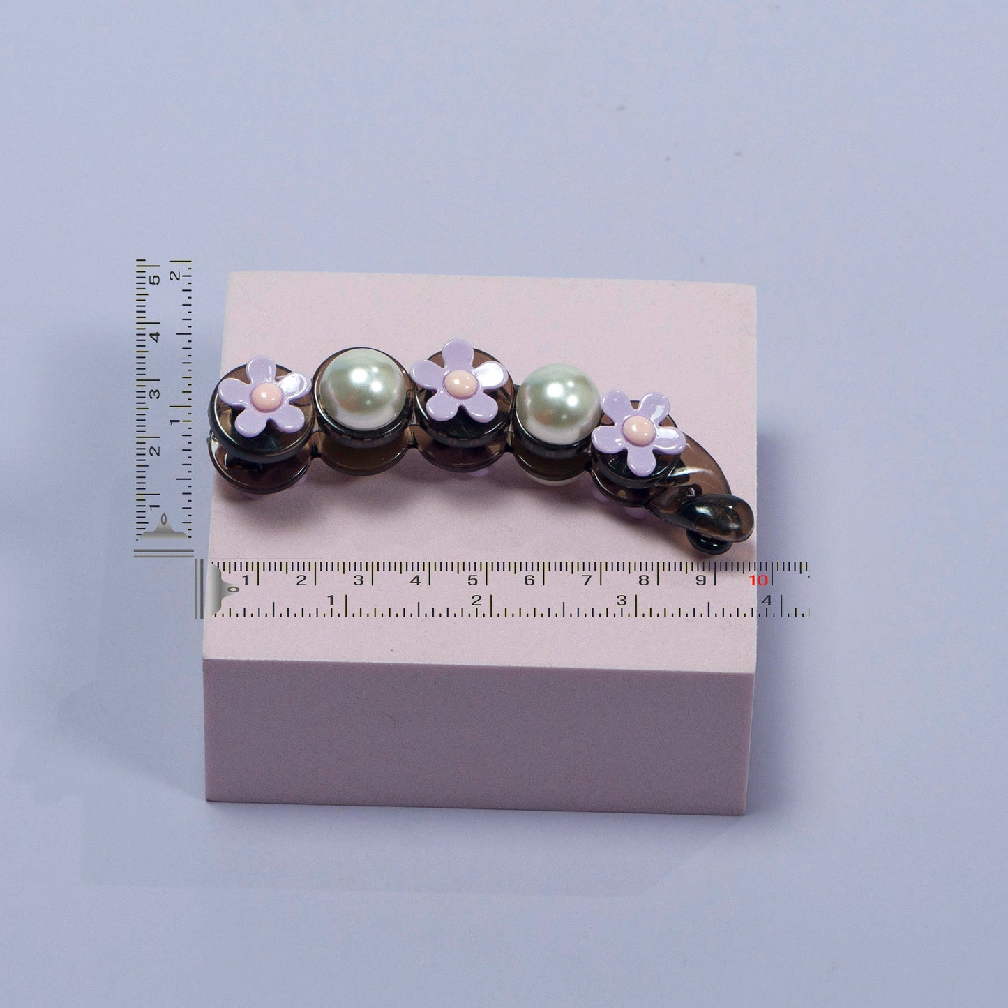 Pearl Flower Banana Clip (12 Pcs) - UBKWS1089