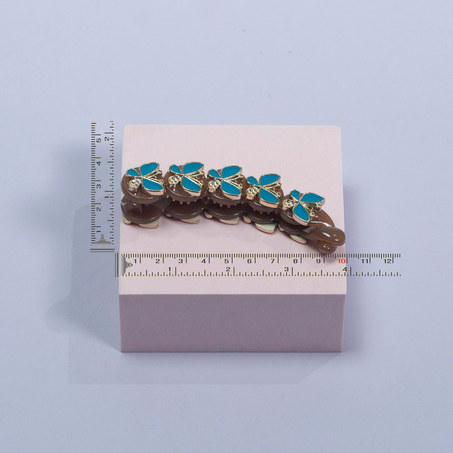 Butterfly Charm Banana Clip (12Pcs) - UBKWS1094