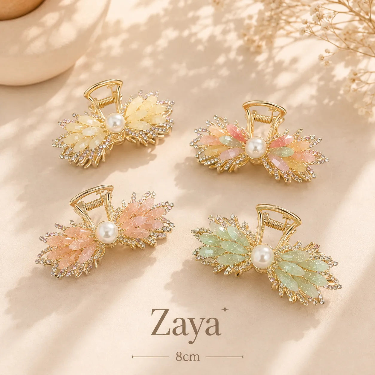 Zaya Premium hair claw (4Pcs) - UBKWS3088