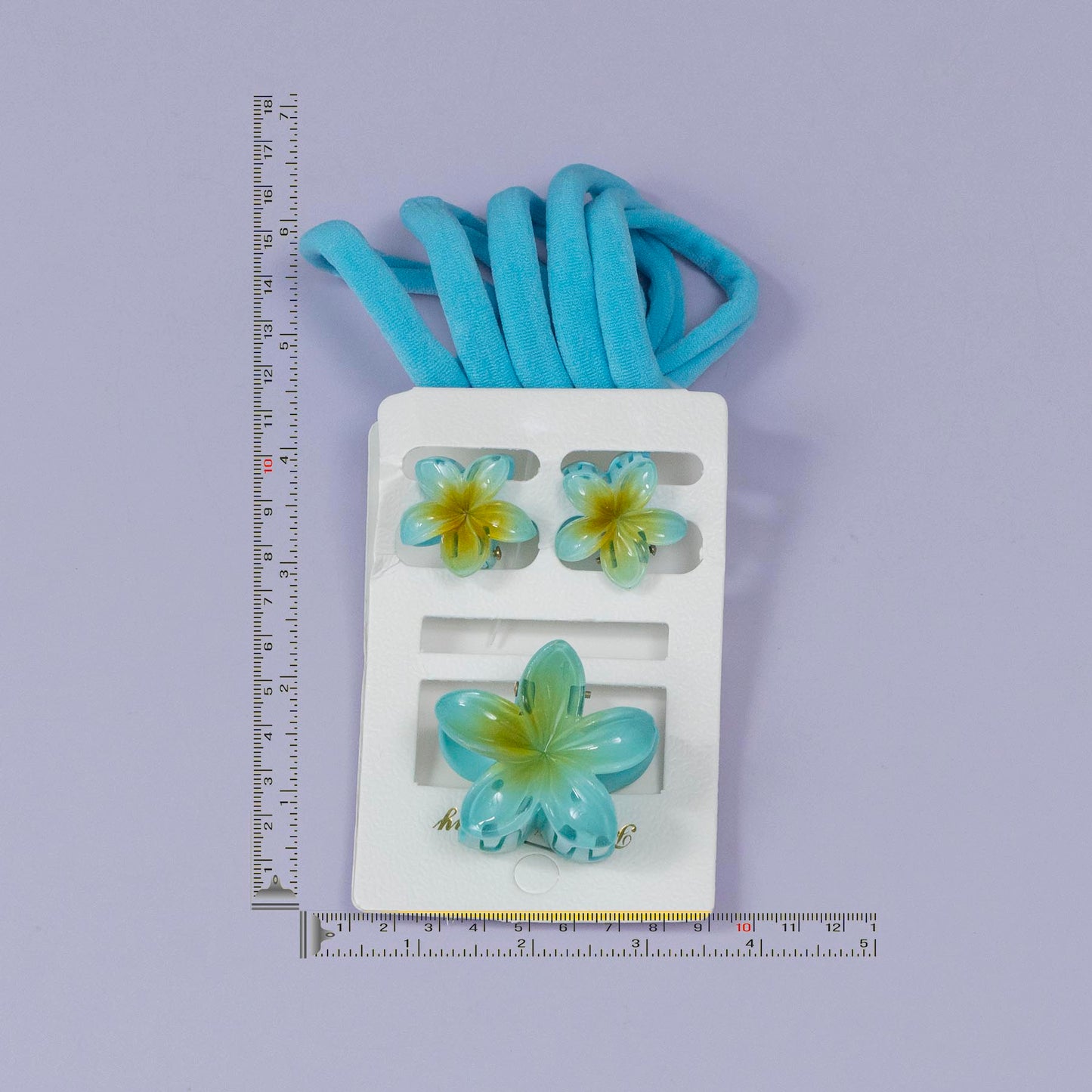 Floral Charm Hair Accessory Combo (12 Sets) - UBKWS1169