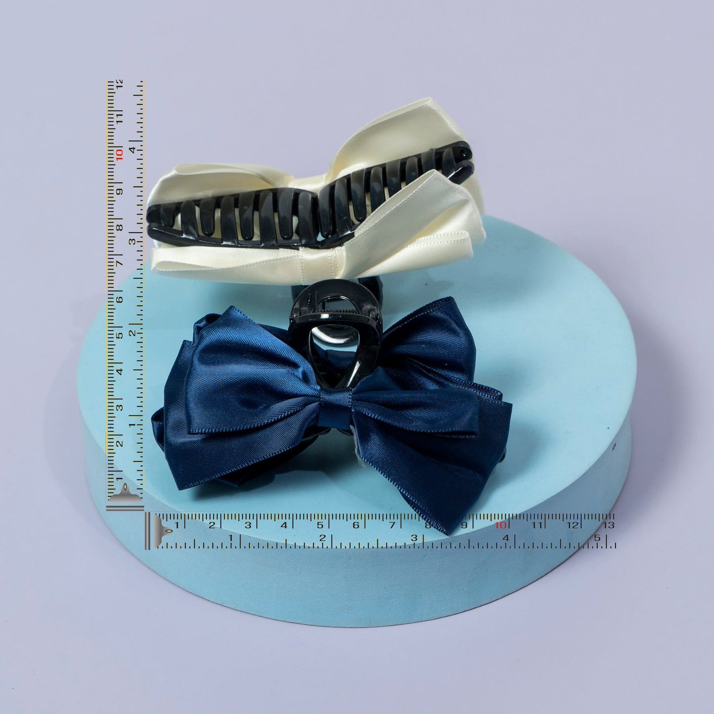 Shiny Satin Bow Hair Claw (12Pcs) - UBKWS1241