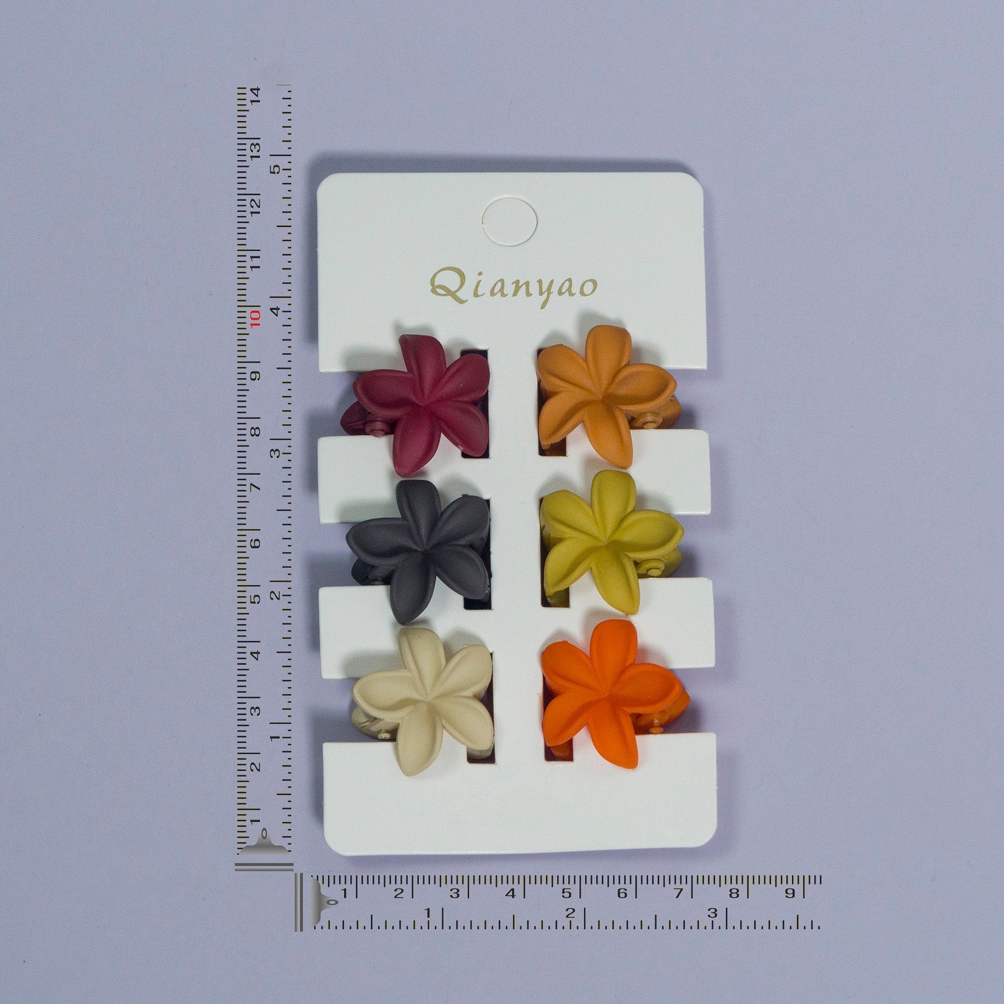 Mini Matte Hawaii Hair Claw (12 Sets) - UBKWS1109