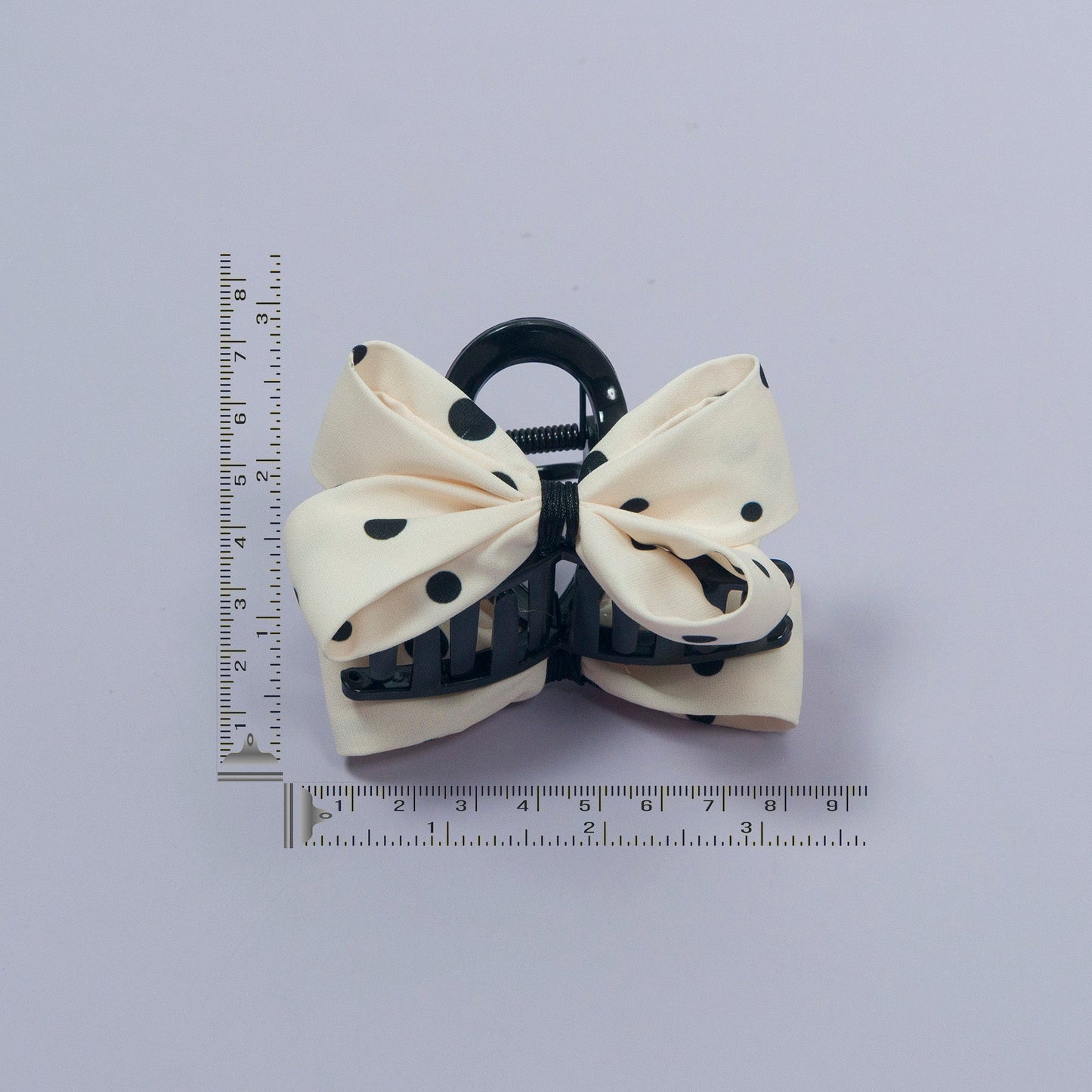 Polka Dot Bow Hair Claw (12 Pcs) - UBKWS1110