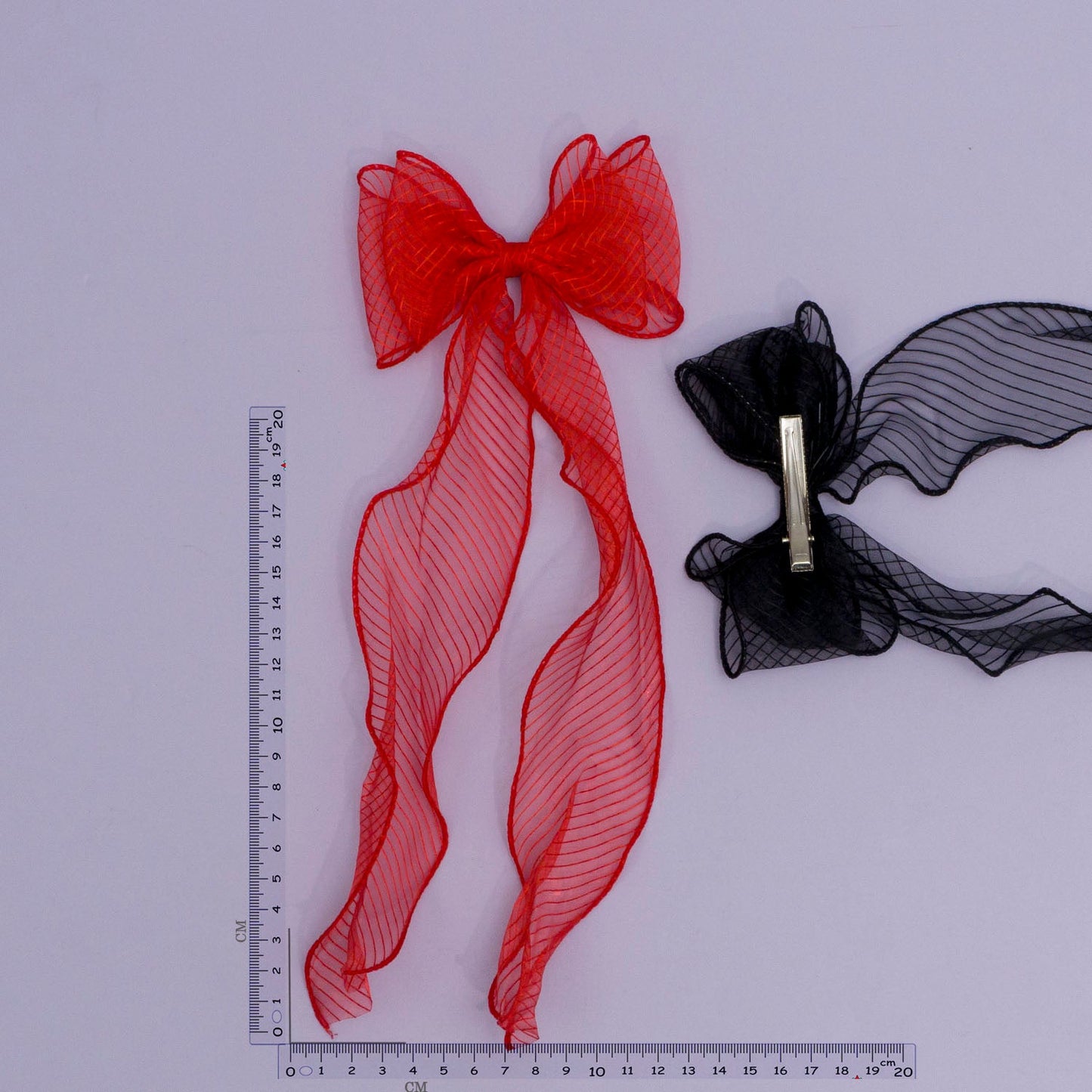 Organza Bow hair pins (12Pcs) - UBKWS984