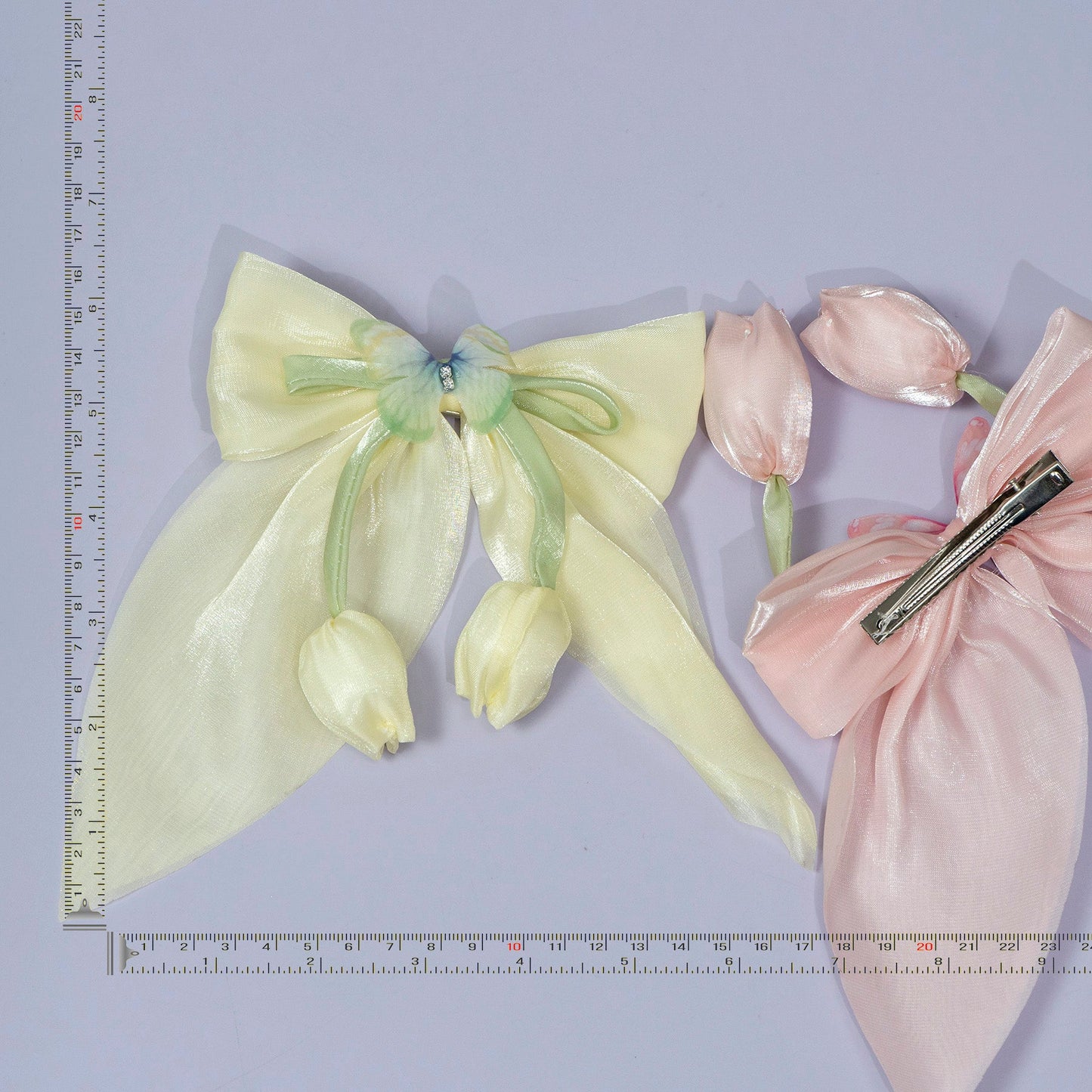 Tulip Bow Hair Clip (12Pcs) - UBKWS1220