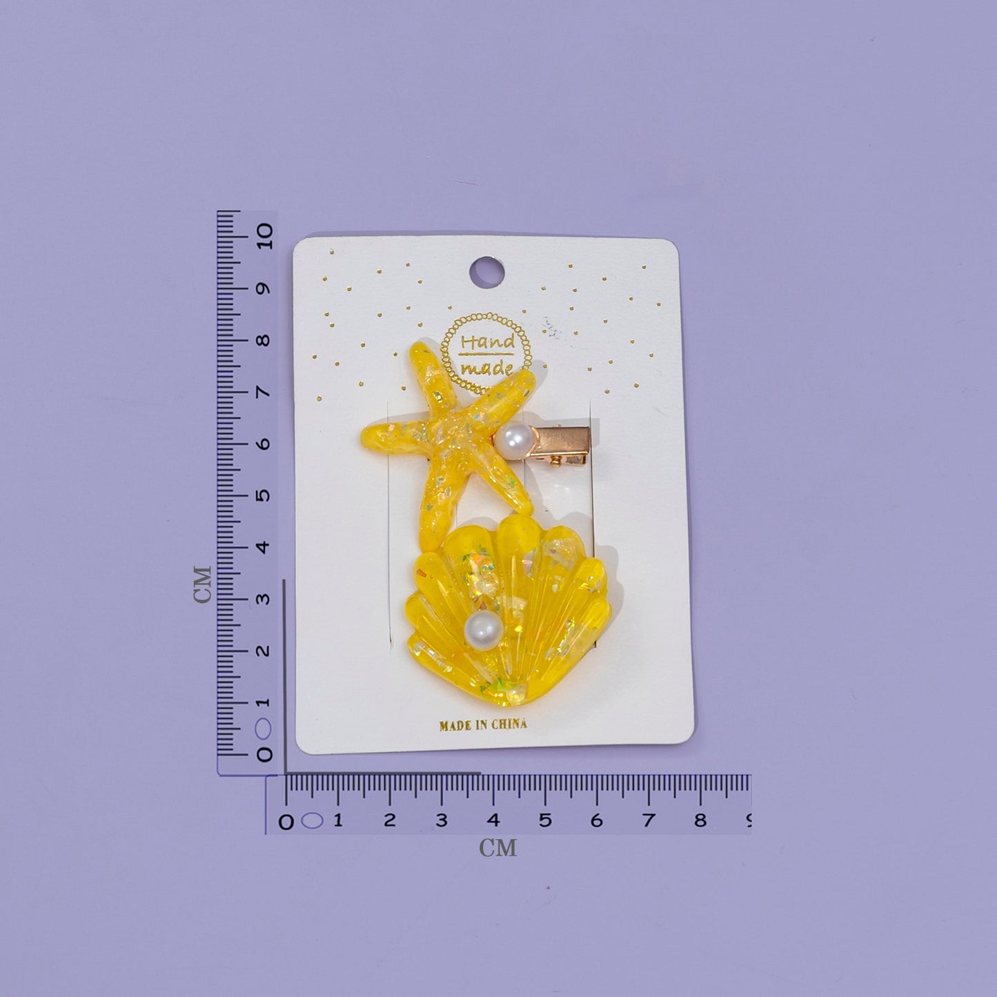 Starfish & Shell Hair Pins (Pack of 12) - UBKWS670