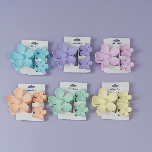 Matte Daisy Hair Claw Set (12 Sets) - UBKWS1173