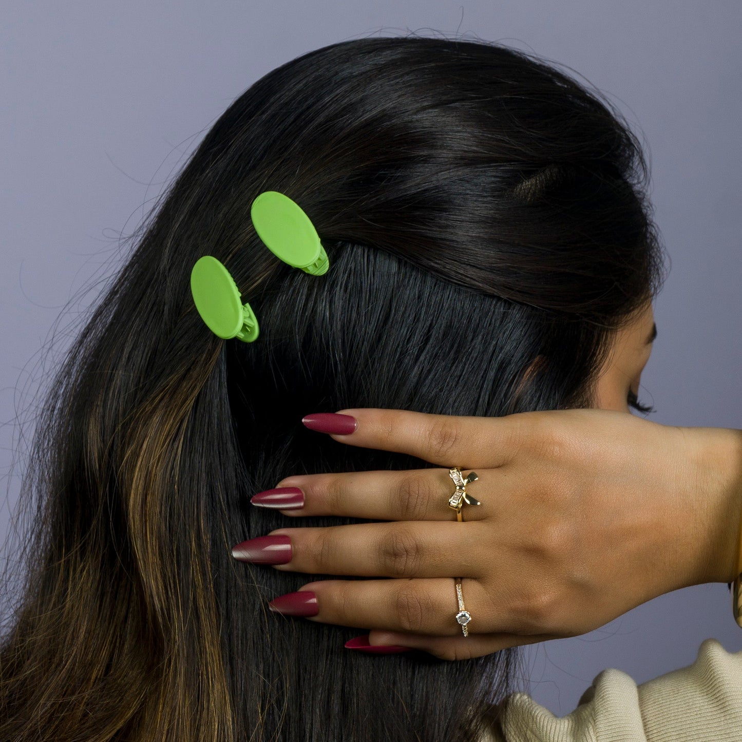 Matte Solid Hair Clip Set (12Pcs) - UBKWS1069
