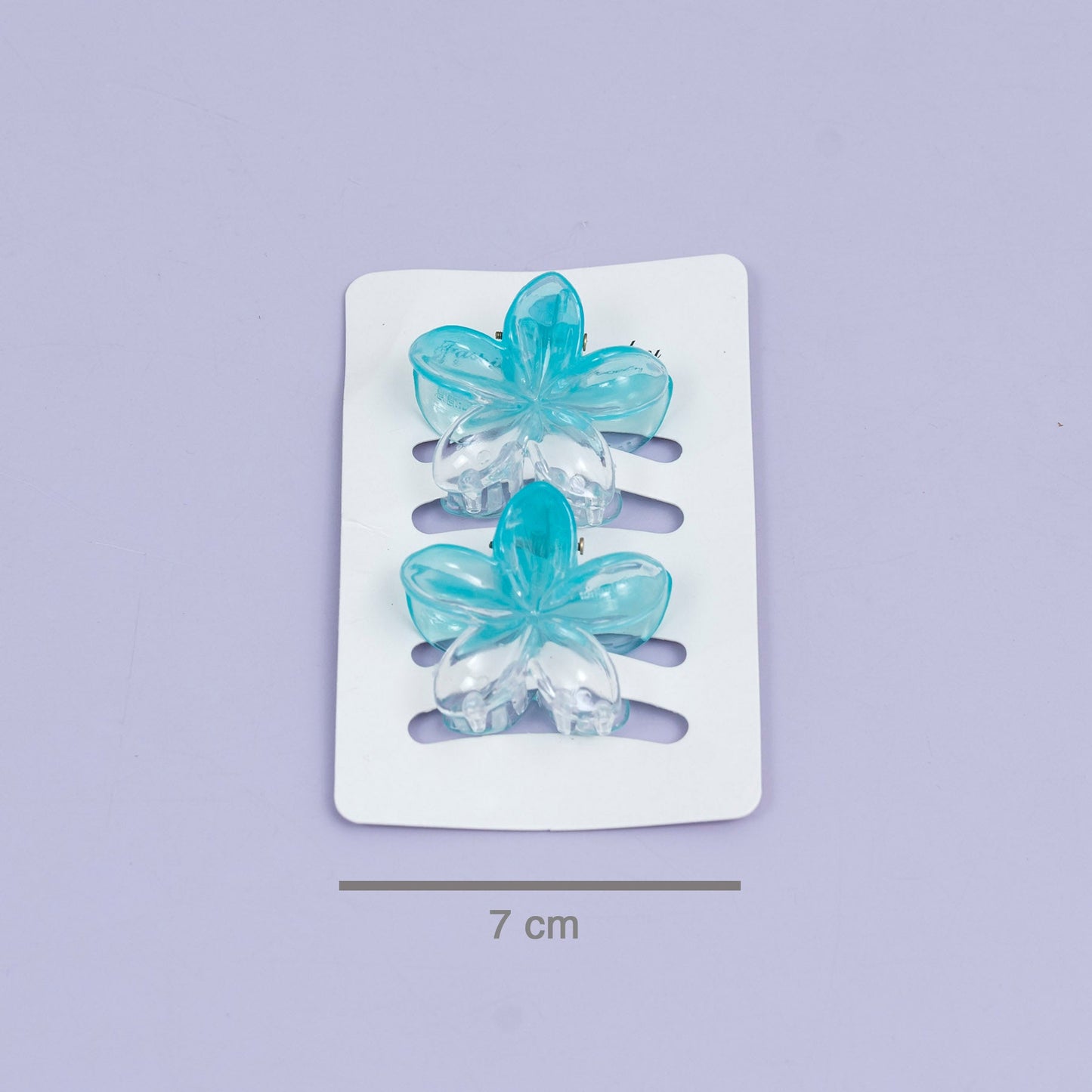 Transparent Flower Hair Claw (1Dz) - UBKWS2480