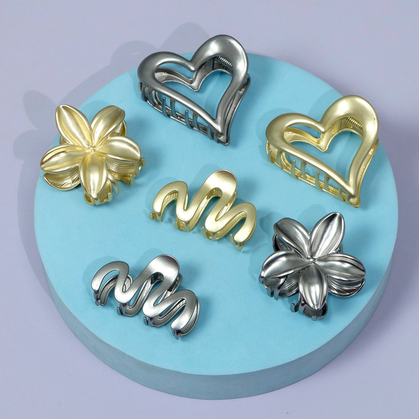 Metallic Mini Claw Clip Set (12Pcs) -UBKWS1222