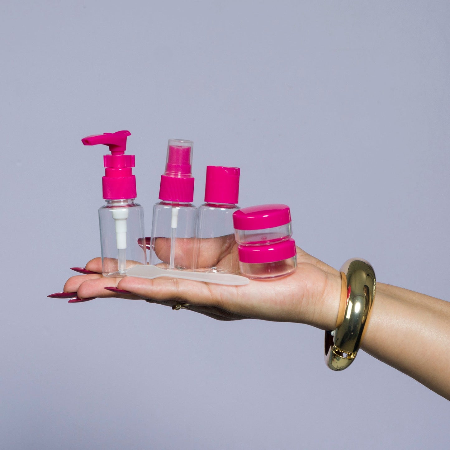 Travel-Friendly 6-Piece Refillable Toiletry Bottle Set (12 Sets) - UBKWS1075