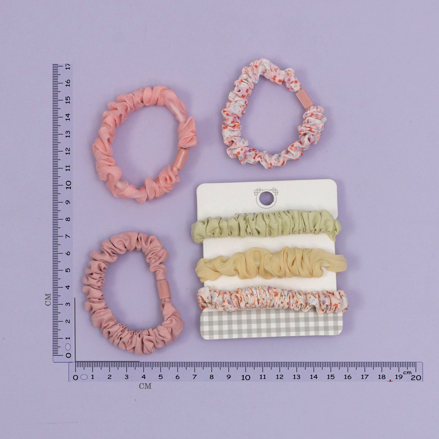 Slim hair scrunchies (12 Cards) - UBKWS936