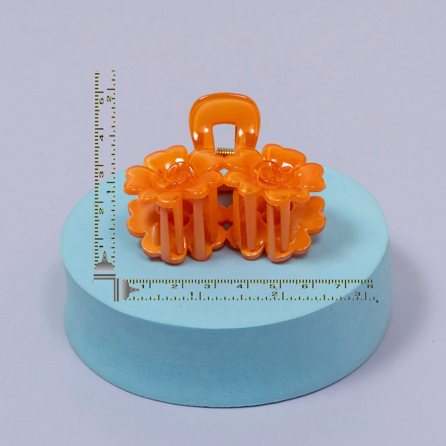 Floral Gloss Finish Hair Claw Clip (1Dz) - UBKWS2205