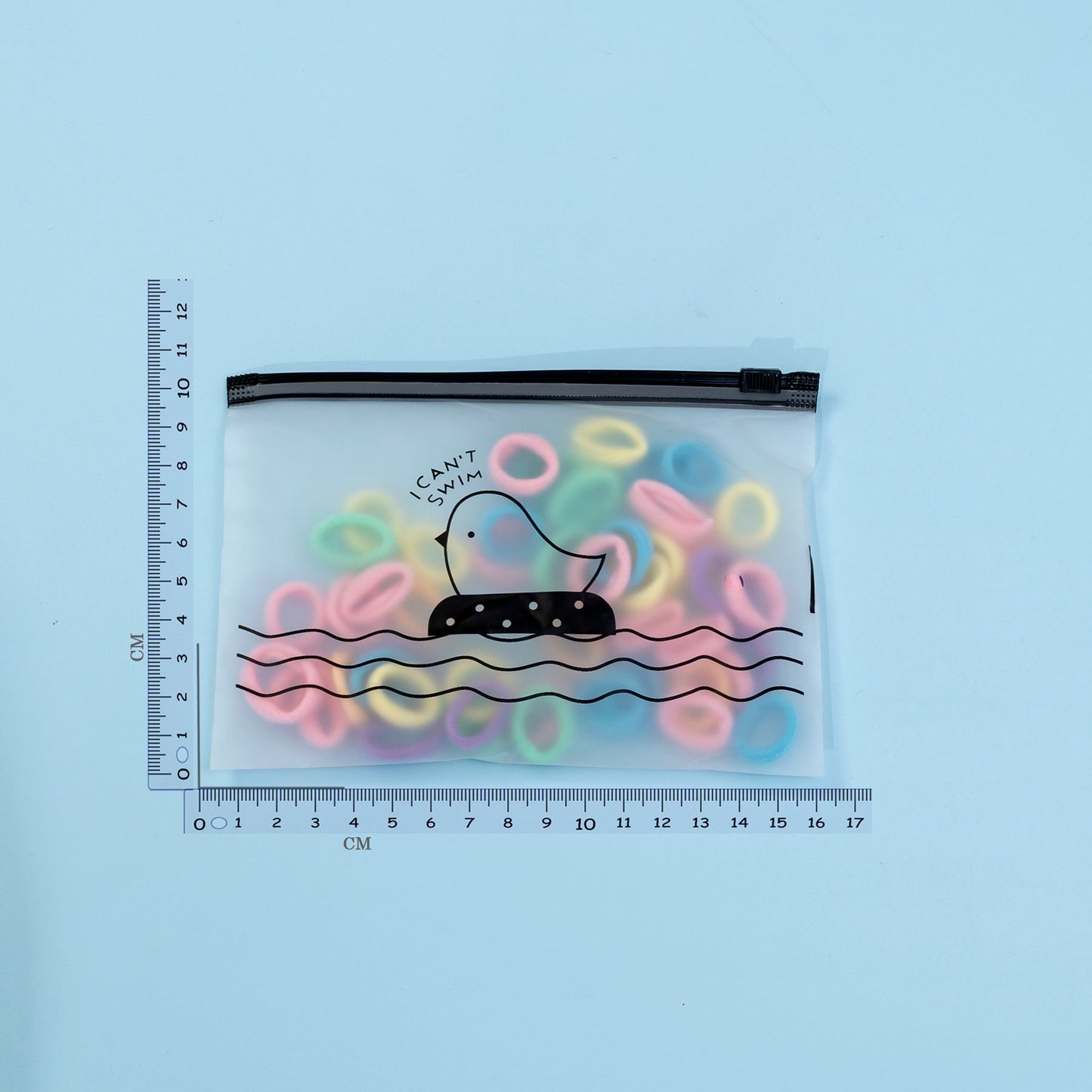 Mini Hair ties with zipper bag (Pack of 12) - UBKWS684