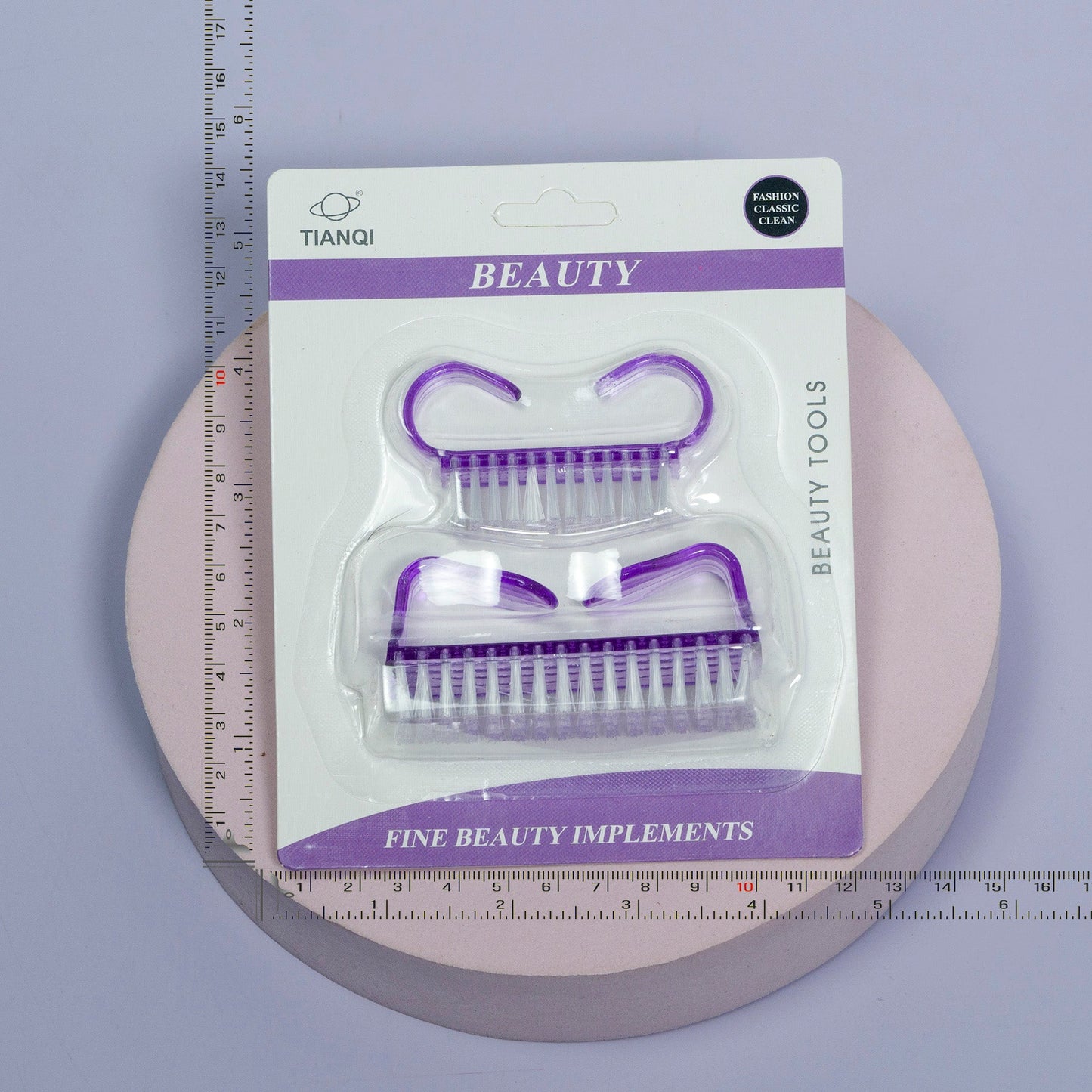 2 Pc Nail Cleaning Brush Set (12 Pcs) - UBKWS1080