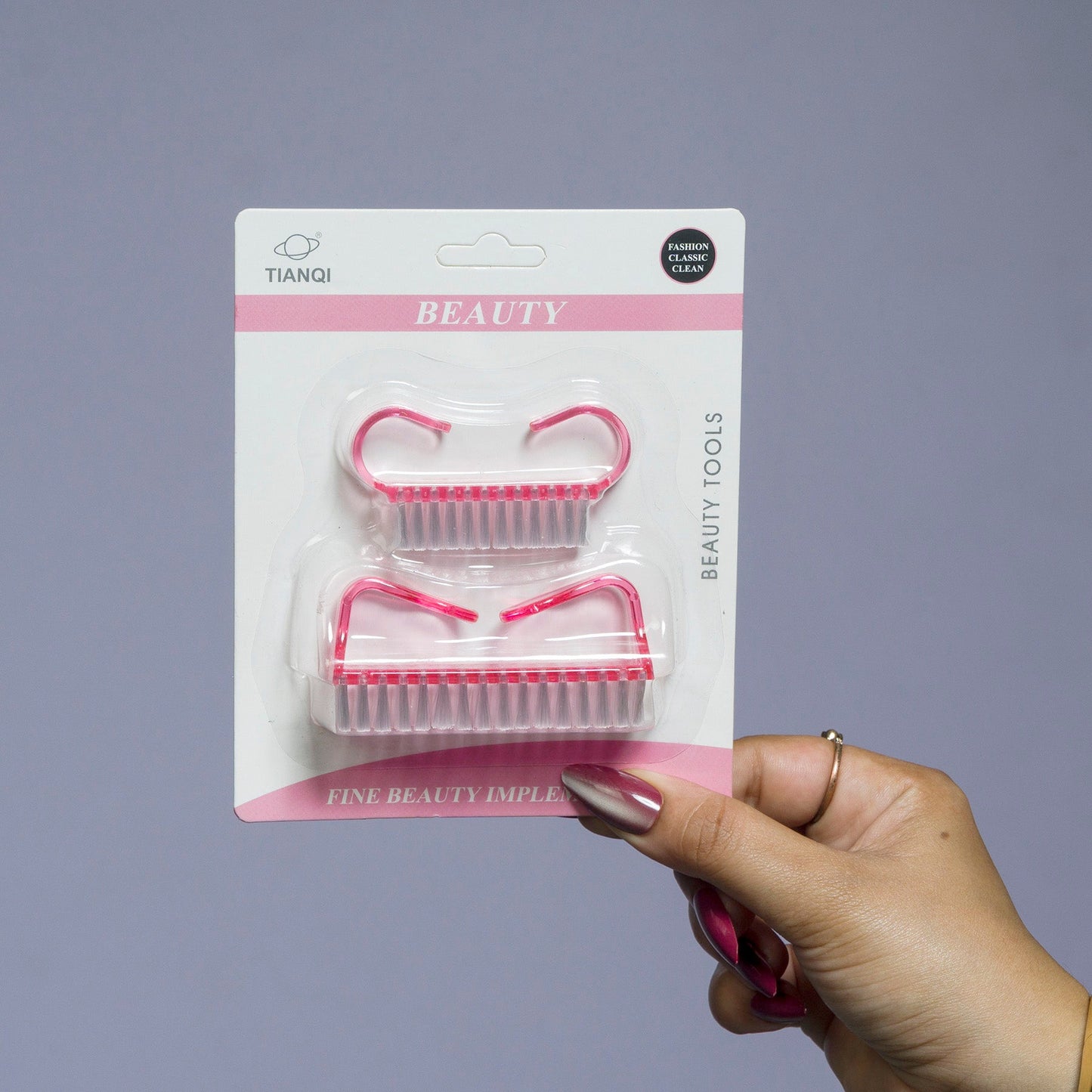 2 Pc Nail Cleaning Brush Set (12 Pcs) - UBKWS1080