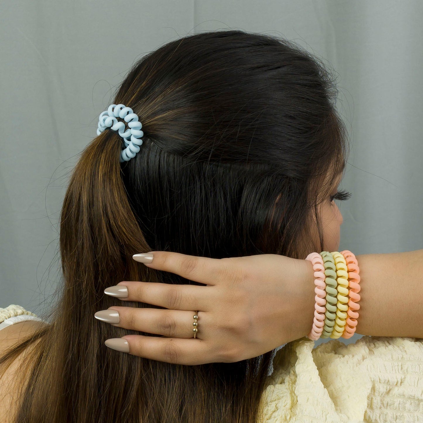 Spiral Hair ties (12 Cards) - UBKWS945