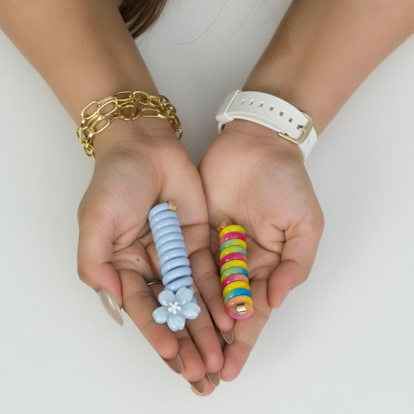 Spiral hair ties coil (12 Sets) - UBKWS949