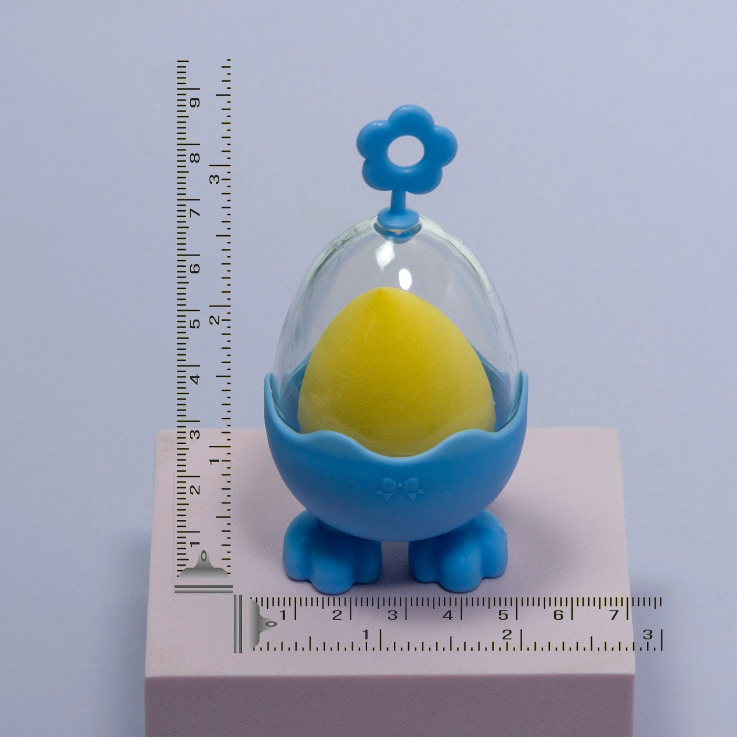 Makeup Sponge with Cute Egg-Shaped Holder (12 Pcs) - UBKWS1088