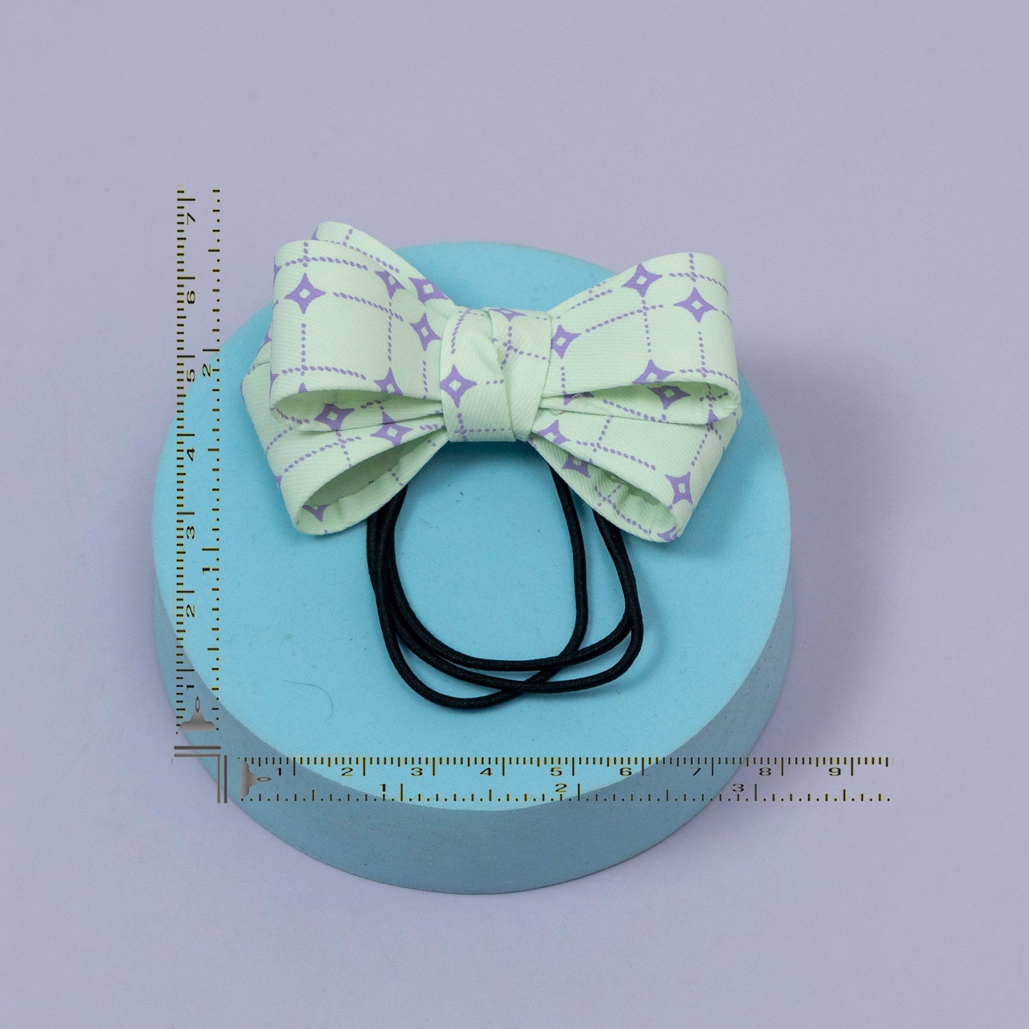 Fabric Bow Hair Rubber (1Dz) - UBKWS2218