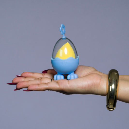 Makeup Sponge with Cute Egg-Shaped Holder (12 Pcs) - UBKWS1088