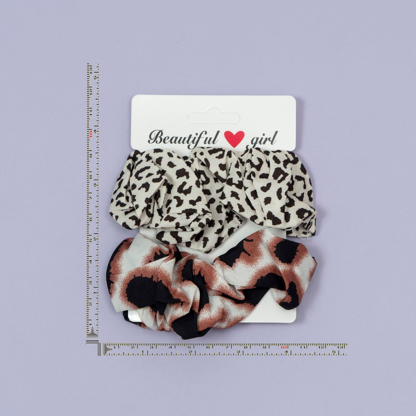 Animal Print Fabric Scrunchie (1Dz) - UBKWS2221