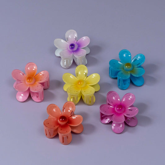 Glossy Daisy Hair Claw (12Pcs) - UBKWS1176