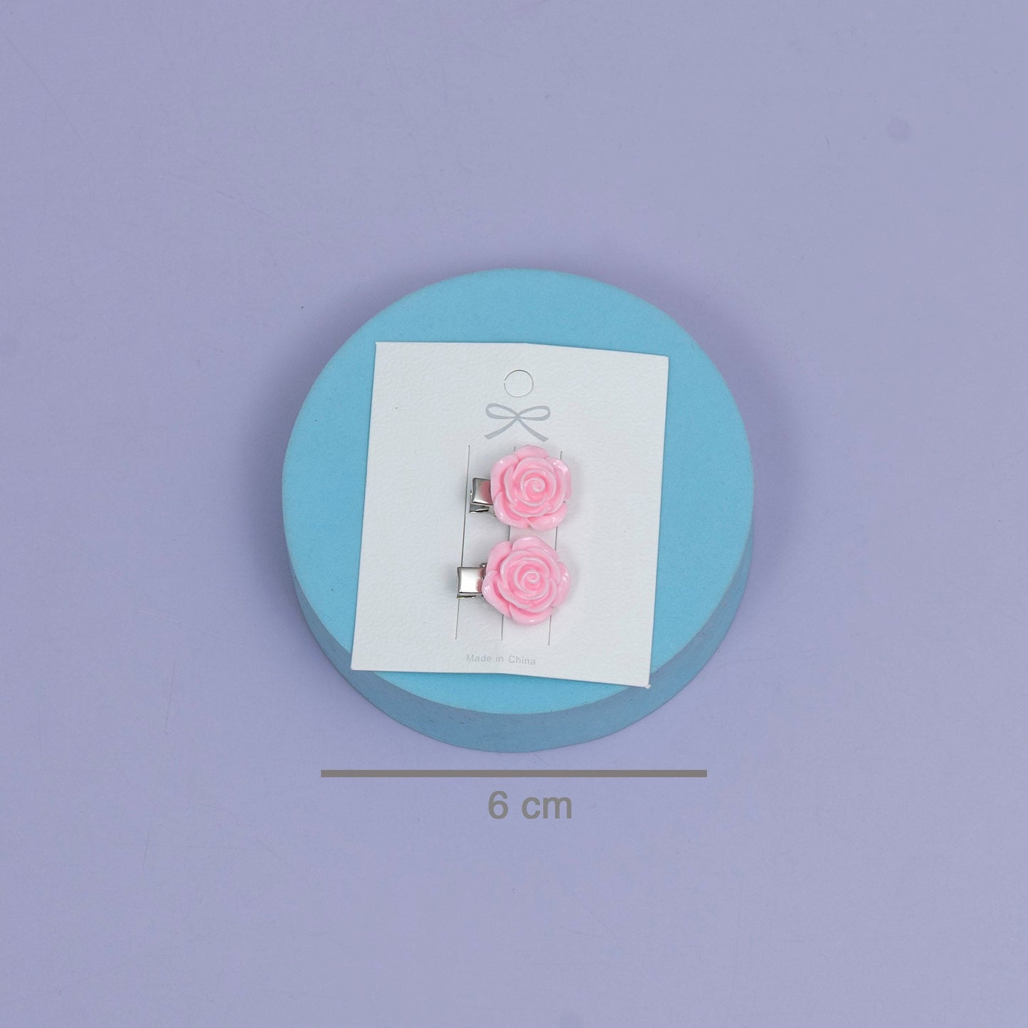Cute Mini Rose Hair Clips (1Dz) - UBKWS2505