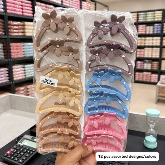 Dotted Glossy hair claw - UBKWS2894