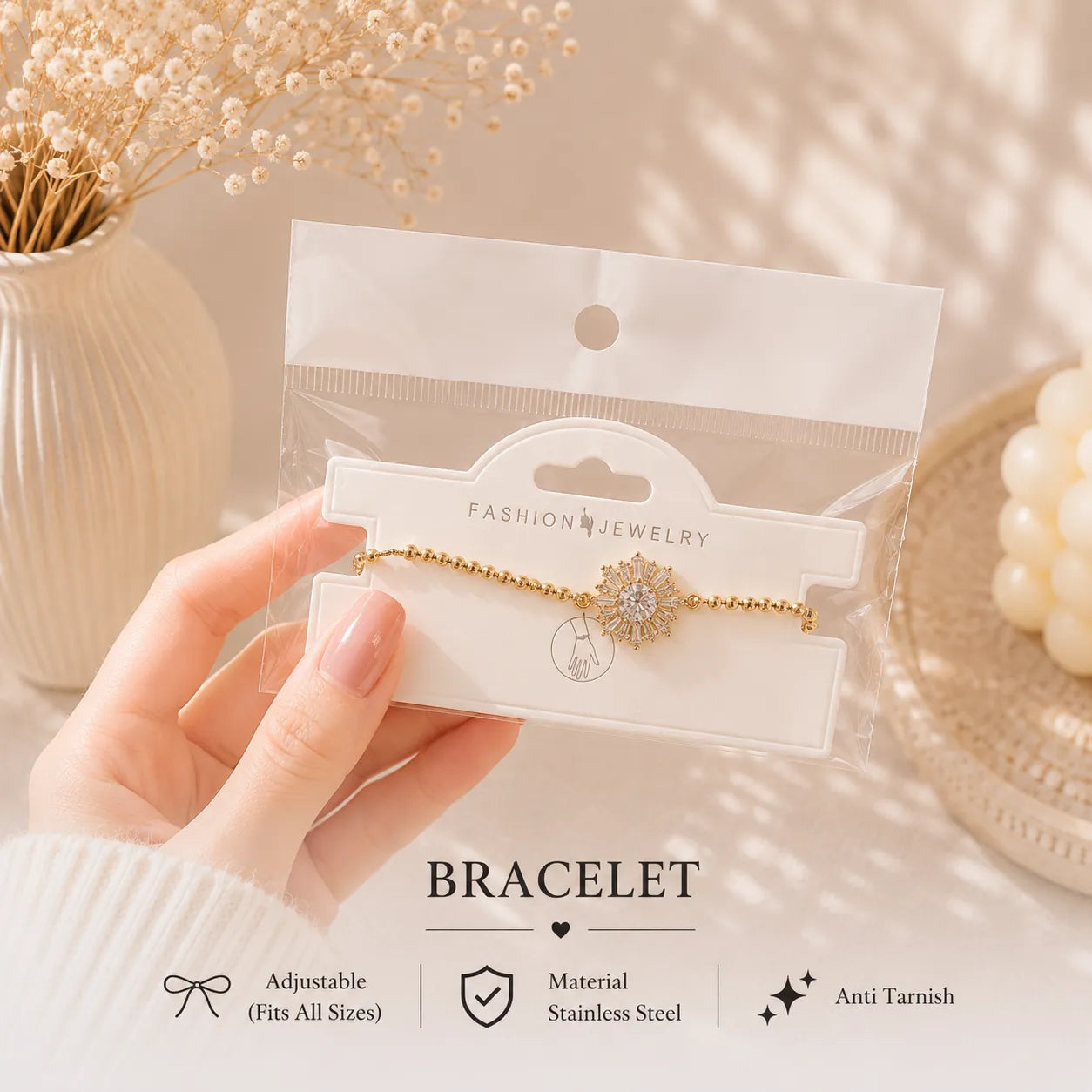 Adjustable Charm Bracelet - UBKWS3028