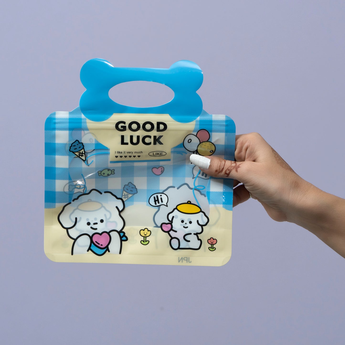 Cute Dog Print Zip Carry Bag (50pcs) - UBKWS1251