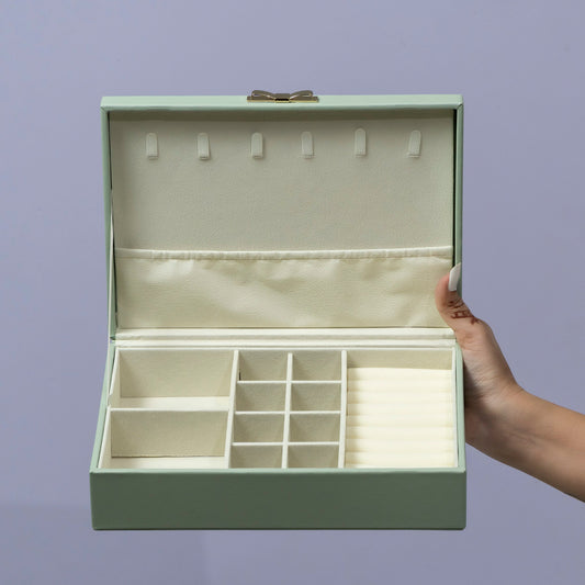 Premium Leather Jewelry Storage Box (1Pcs) β UBKWS2721