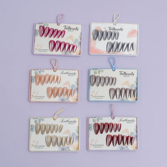 Glossy Artificial nails (12 Cases) - UBKWS924