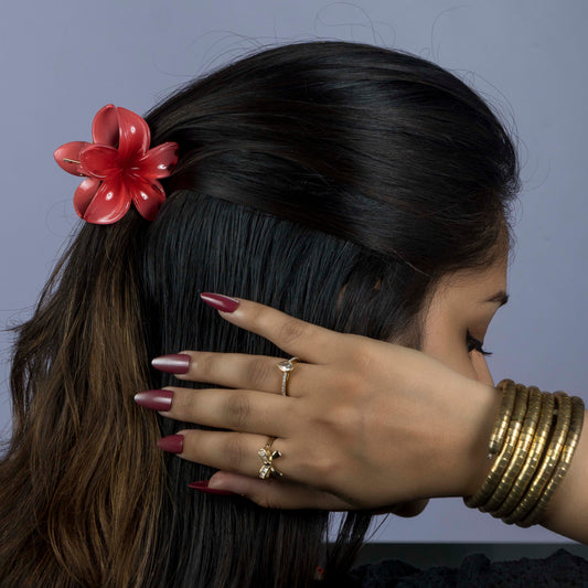 Flower Hair Claw (12Pcs) - UBKWS1136