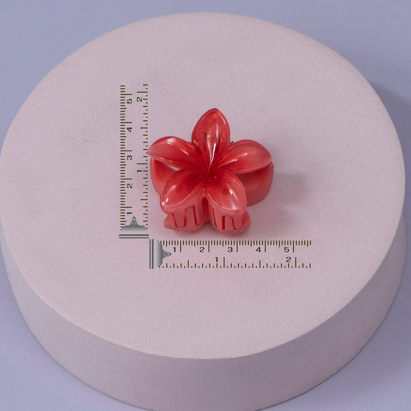 Mini Glossy Flower Hair Claw Set - UBKWS1180