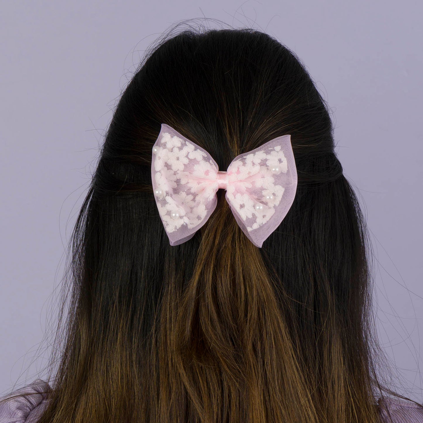 Pearl Hair bow (Pack of 12) - UBKWS1006