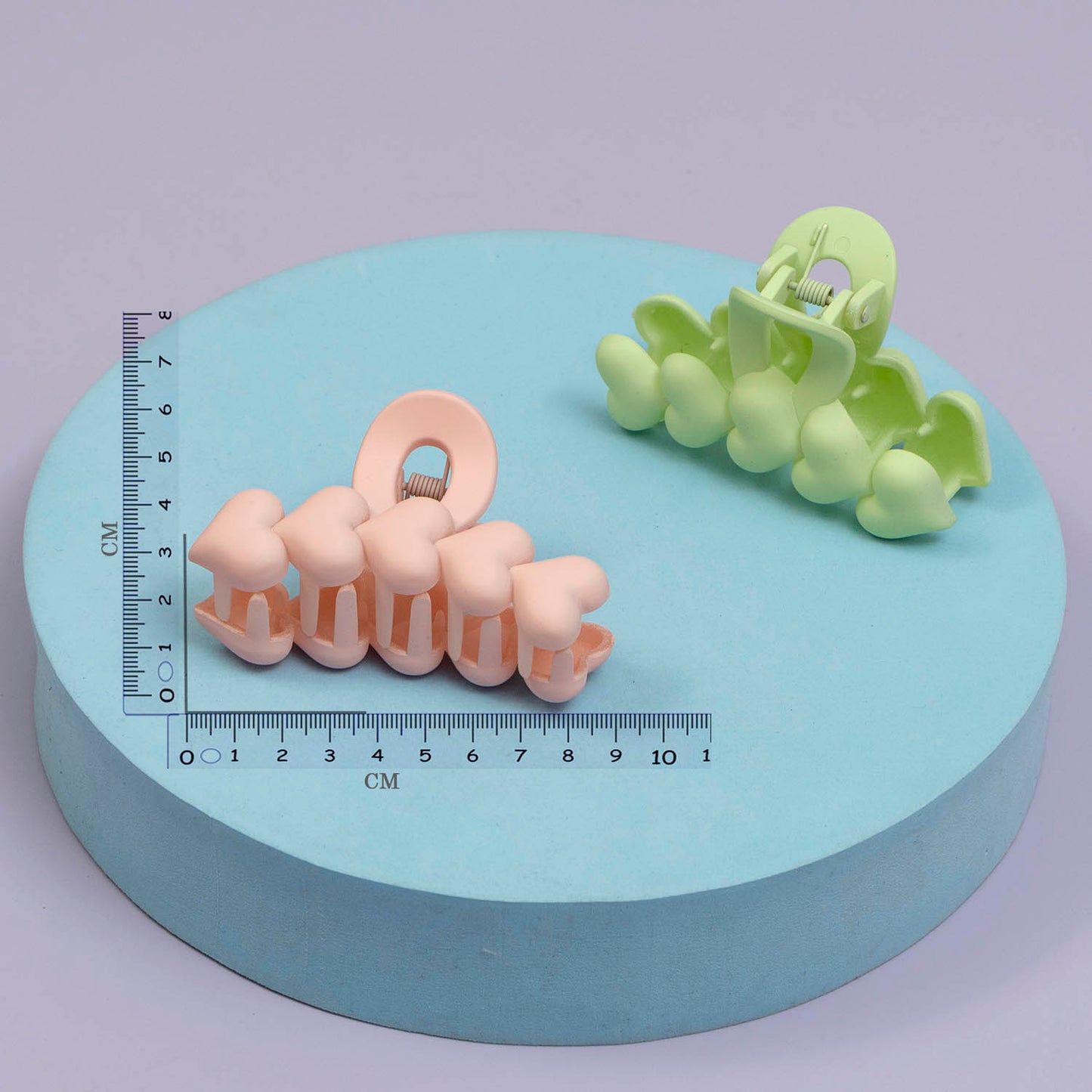 Heart Matt hair claw (Pack of 12) - UBKWS847