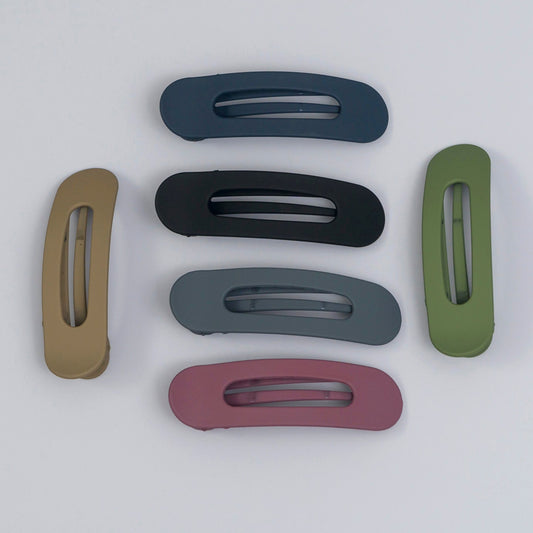Matte Slide hair claw (12Pcs) - UBKWS1039