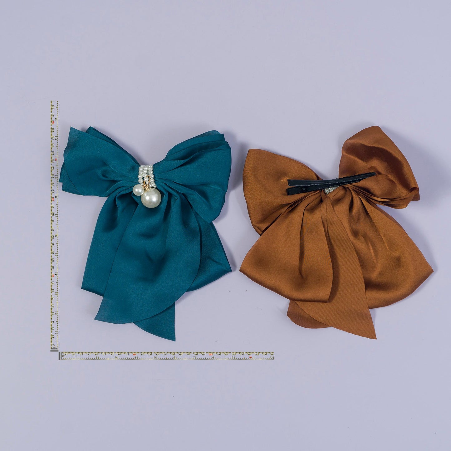 Pearl Hair bow (Hair pin) (1Dz) - UBKWS2367