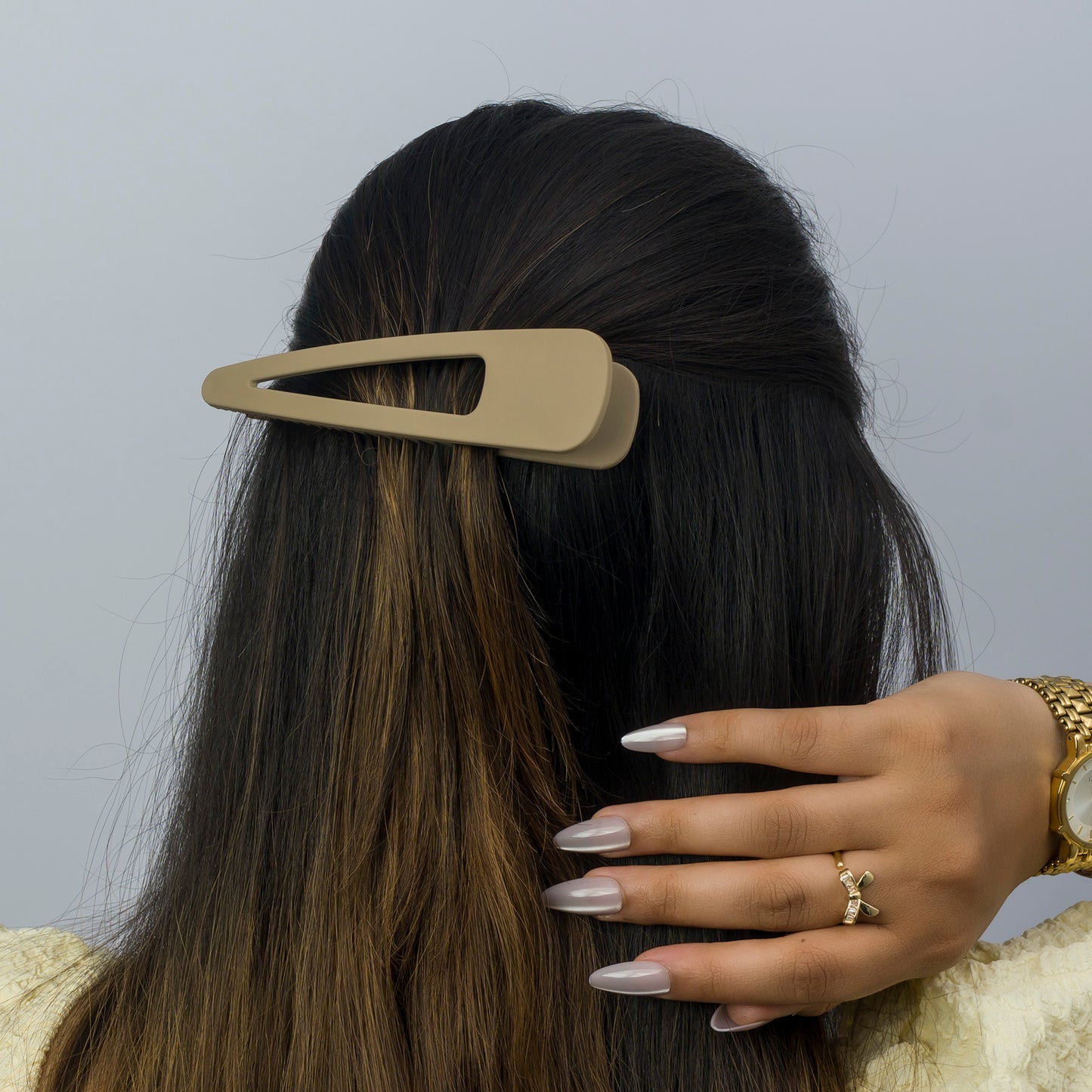 Matte Slide hair claw (12Pcs) - UBKWS1040