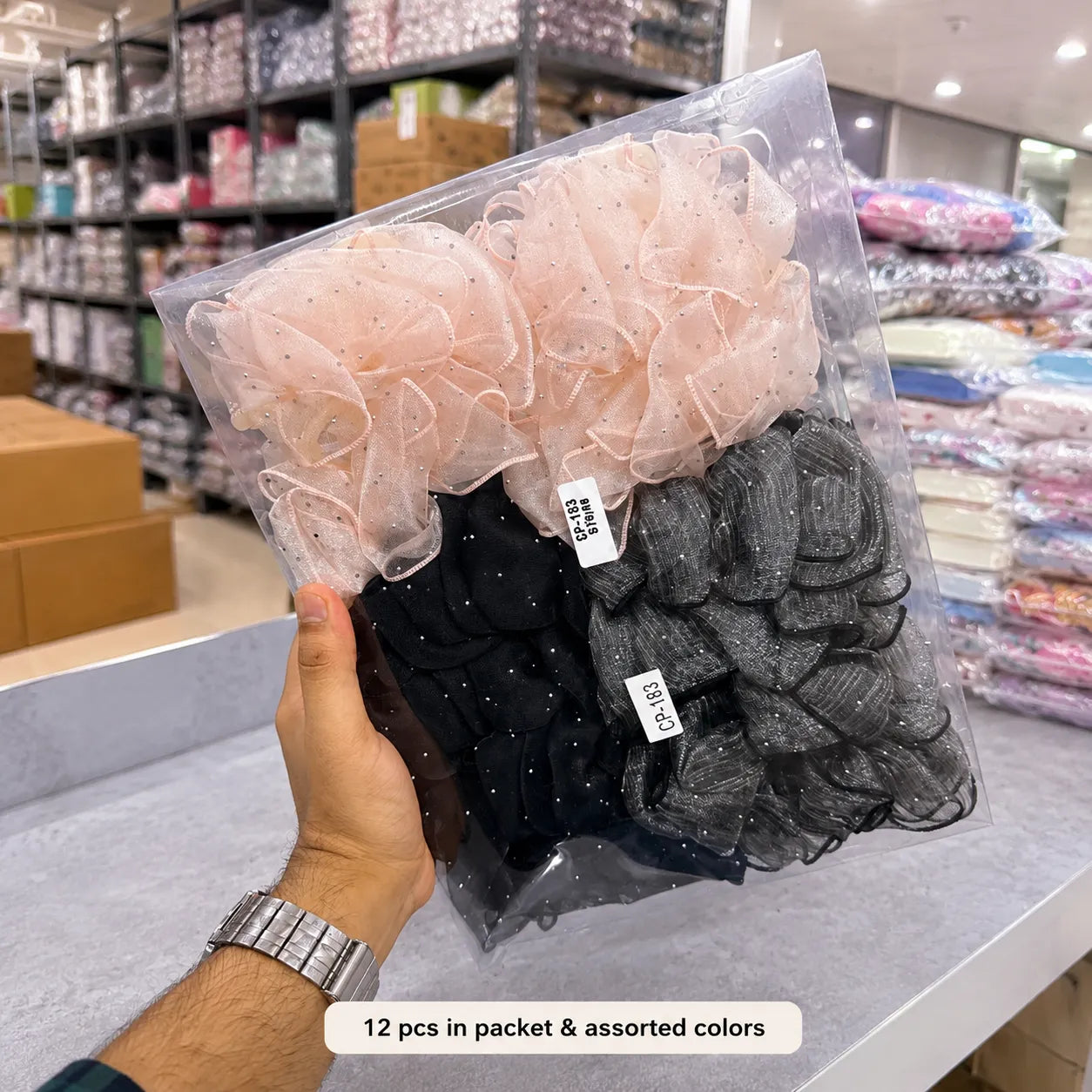 Pinterest bow hair claw clip (1Dz) - CP-183