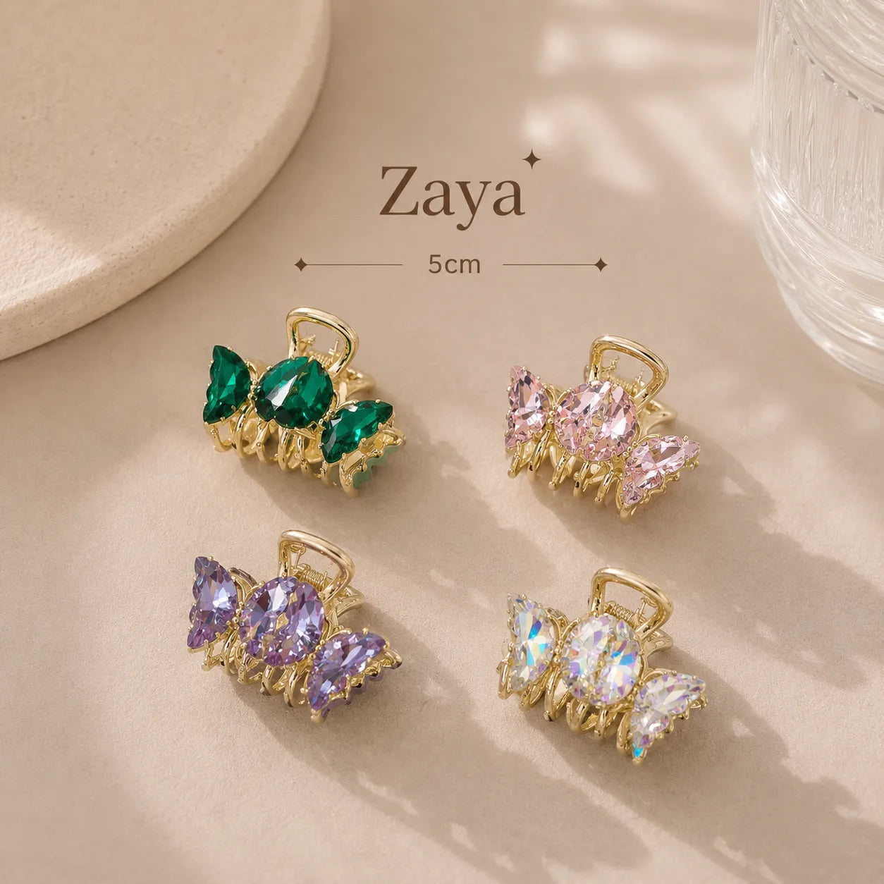 Zaya Premium hair claw (4Pc) - UBKWS4012