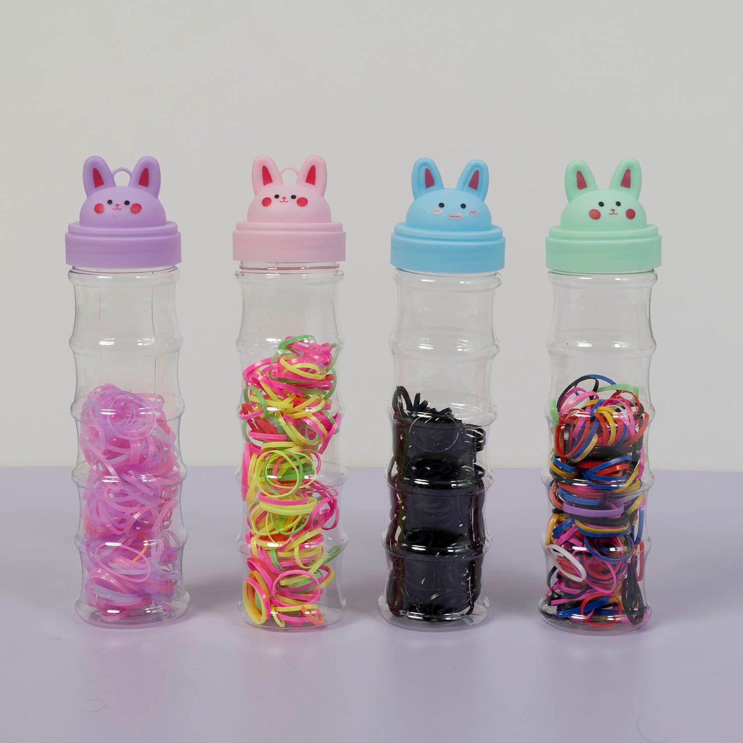 Kids Disco hair ties with Bottle (Pack of 12) - UBKWS1020