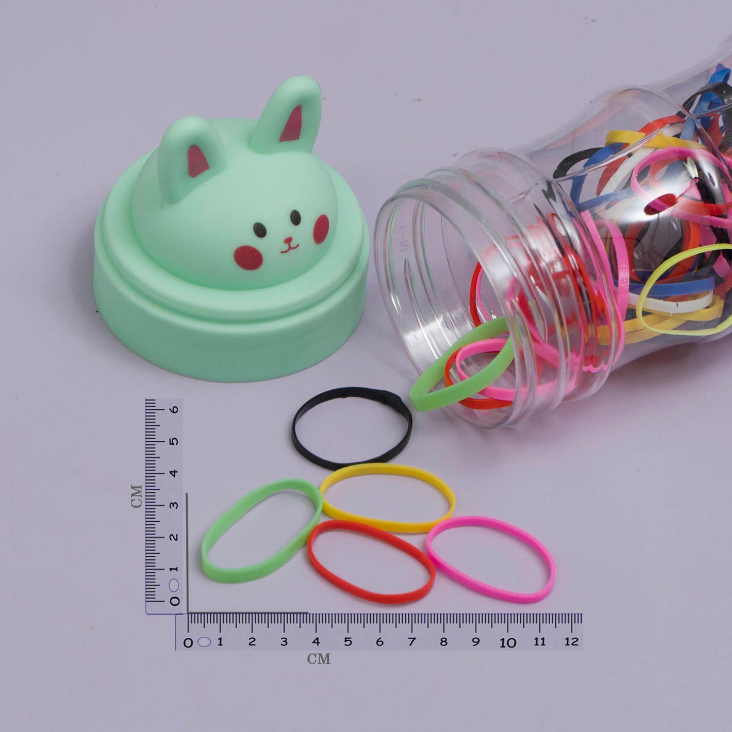 Kids Disco hair ties with Bottle (Pack of 12) - UBKWS1020