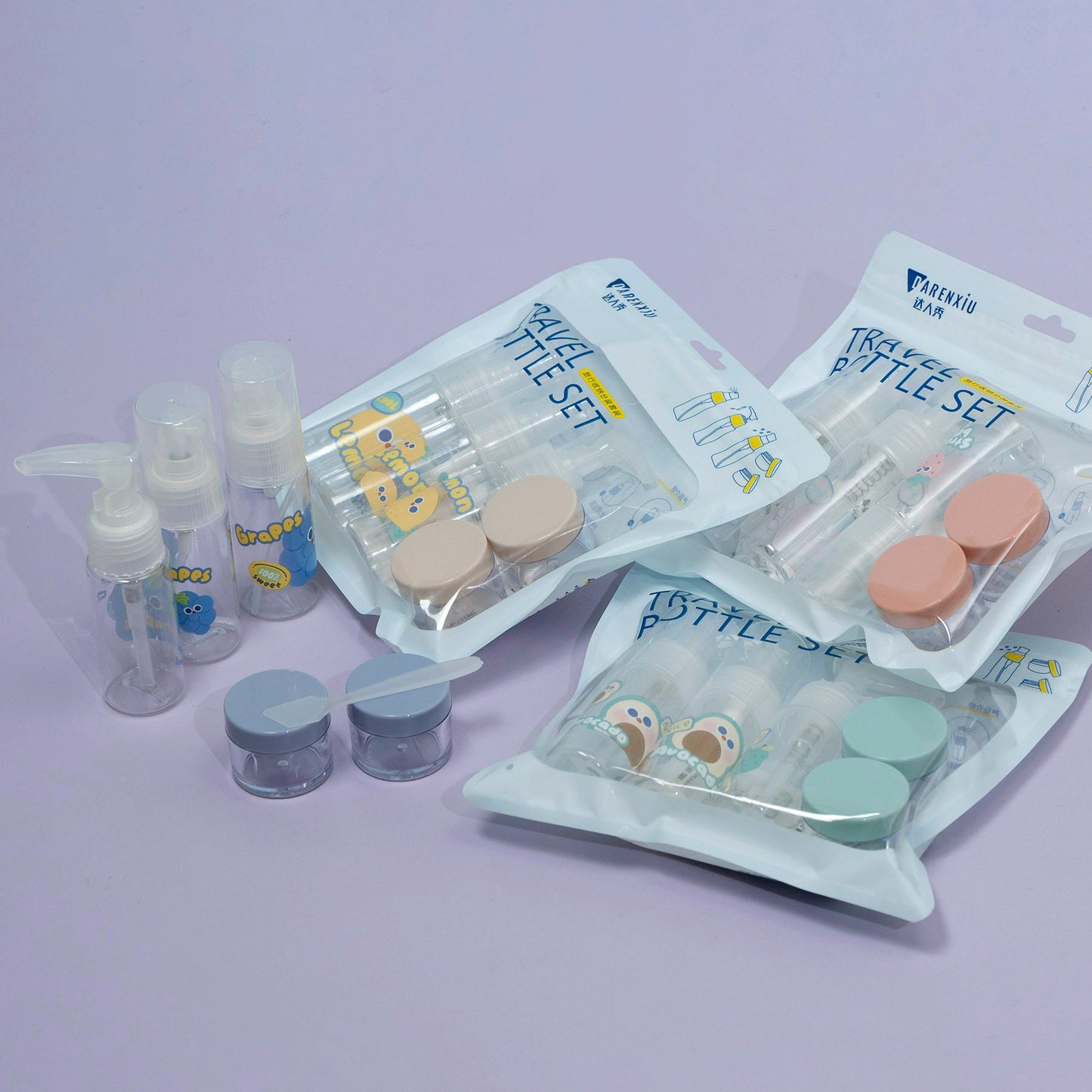 Cute Travel Bottle Set (12Sets) - UBKWS1197