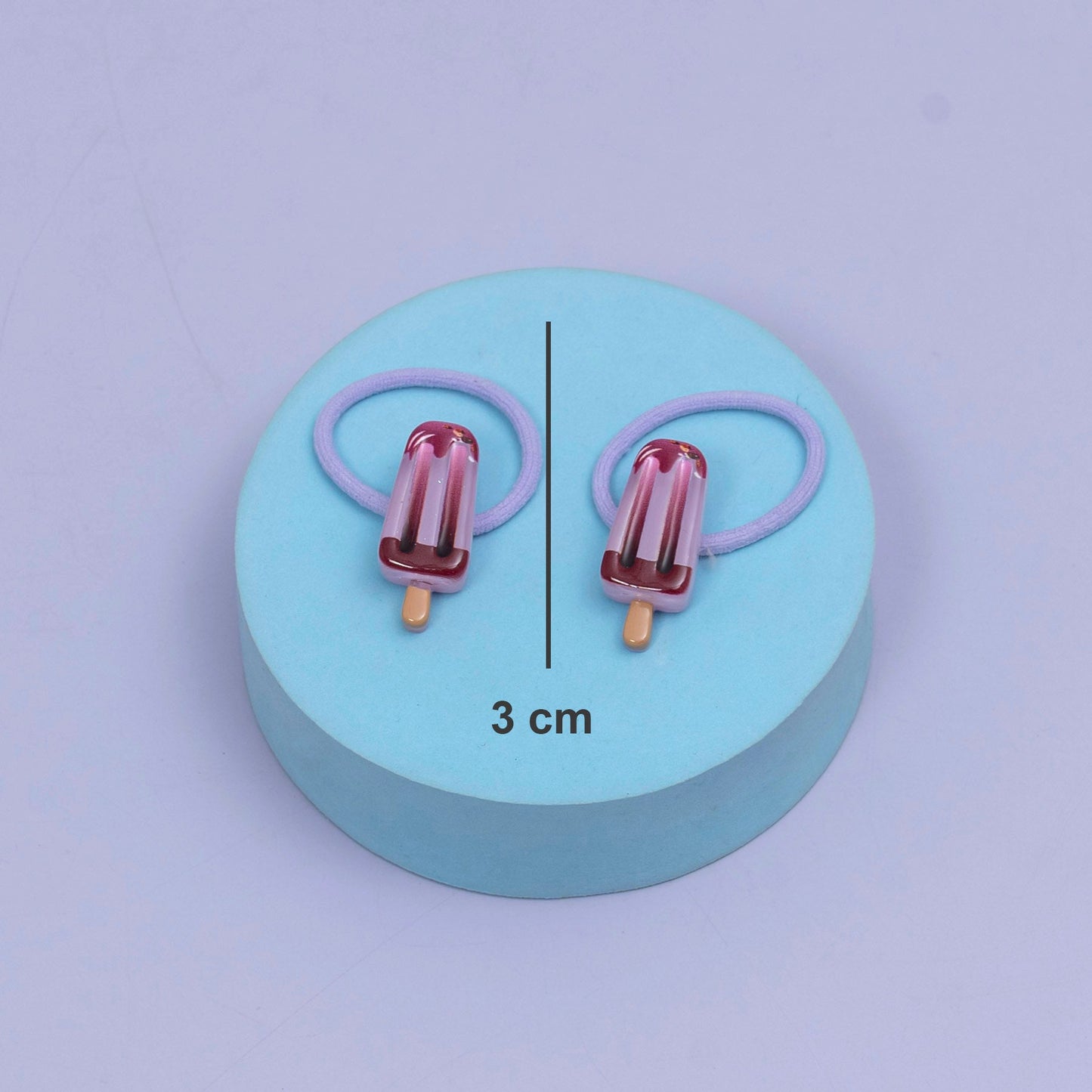 Ice Cream Hair Rubber Set (10 Pair) - UBKWS2557