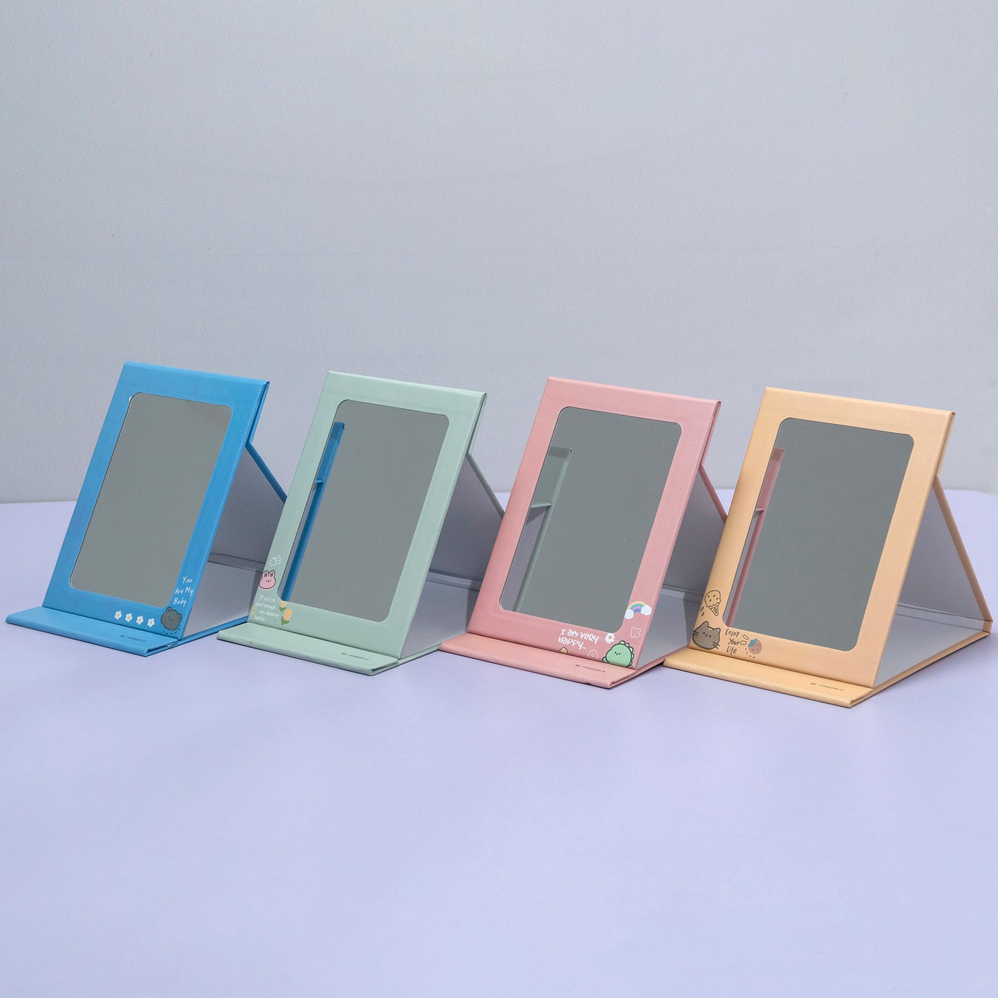 Cute Foldable Mirror Notebook (12Pcs) - UBKWS1216