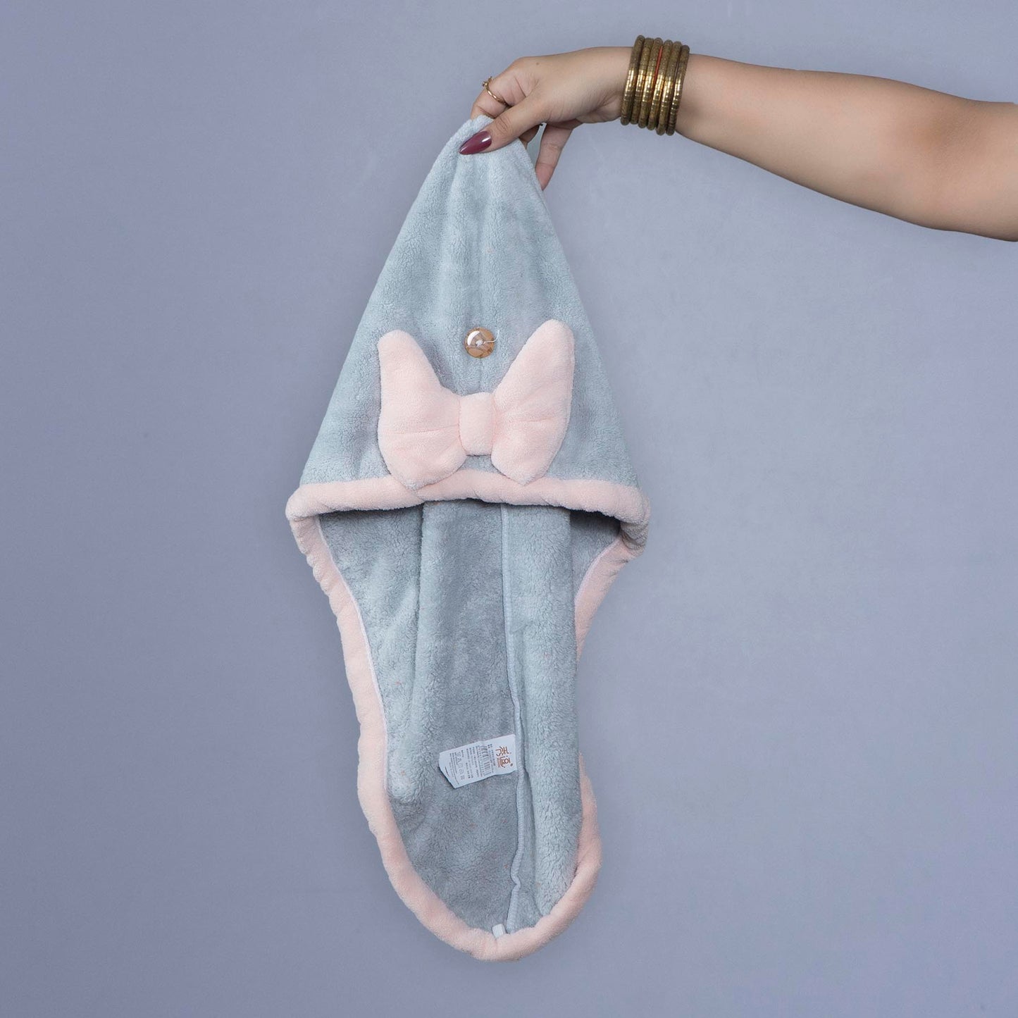 Bow Hair Drying Towel Cap (12Pcs) - UBKWS1167