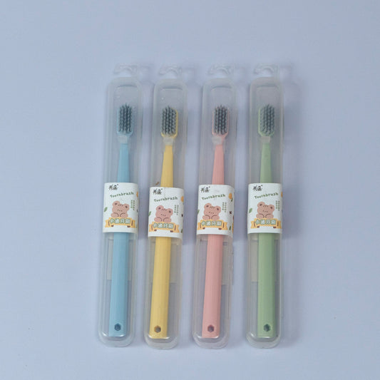 Pastel Travel Toothbrush with Case (12Pcs) - UBKWS1201