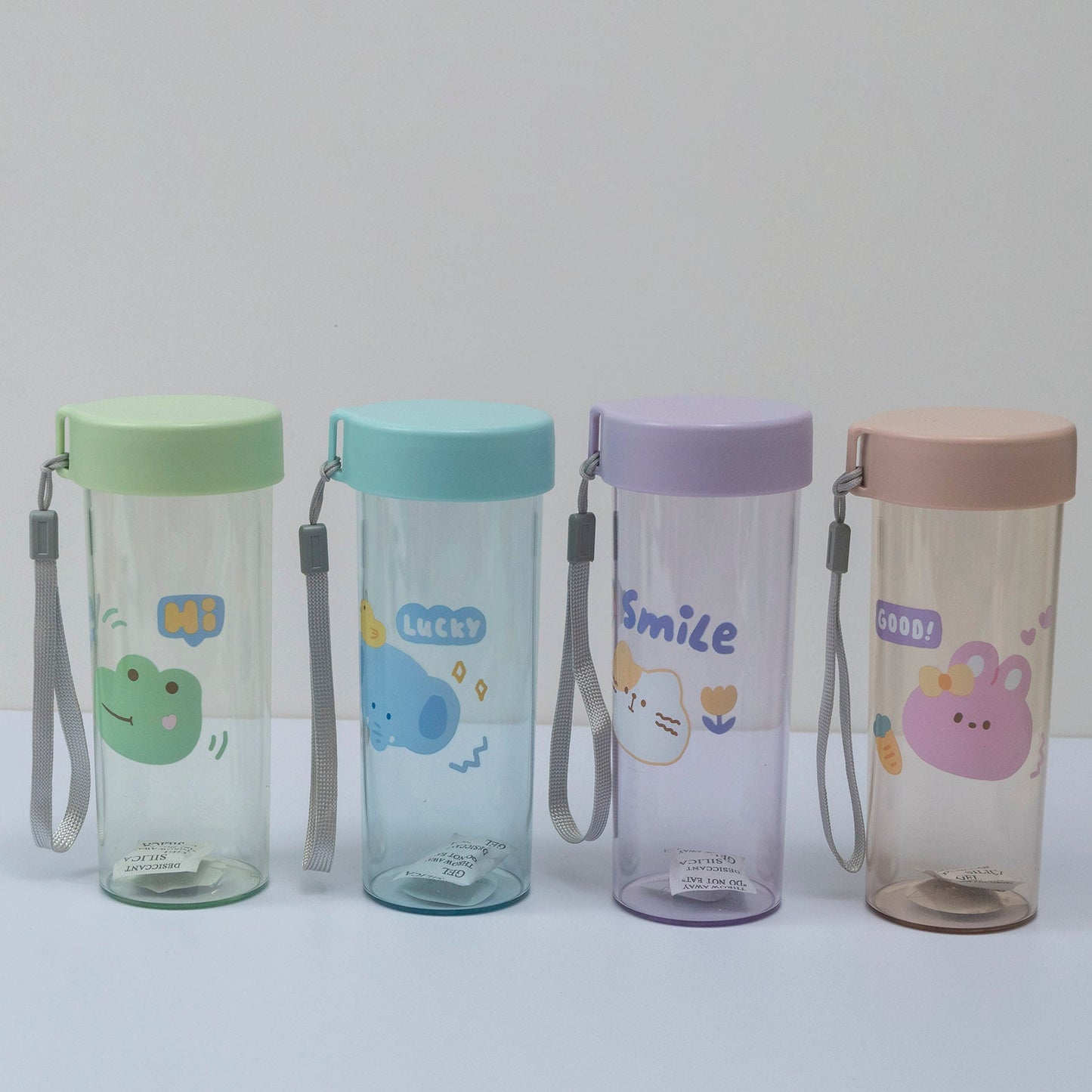 Cute Cartoon Bottle with Strap (6Pcs) - UBKWS1208